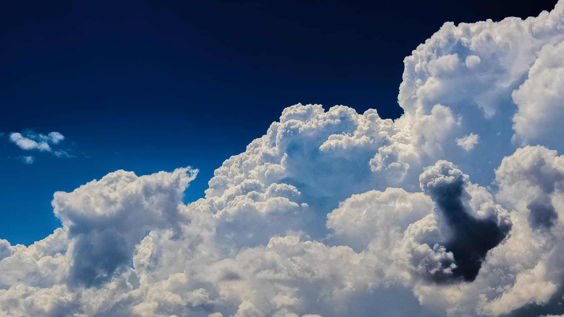 clouds cumulus sky nature dramatic  