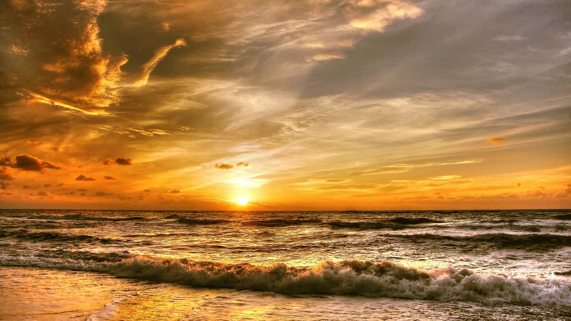 denmark north sea clouds beach sea  