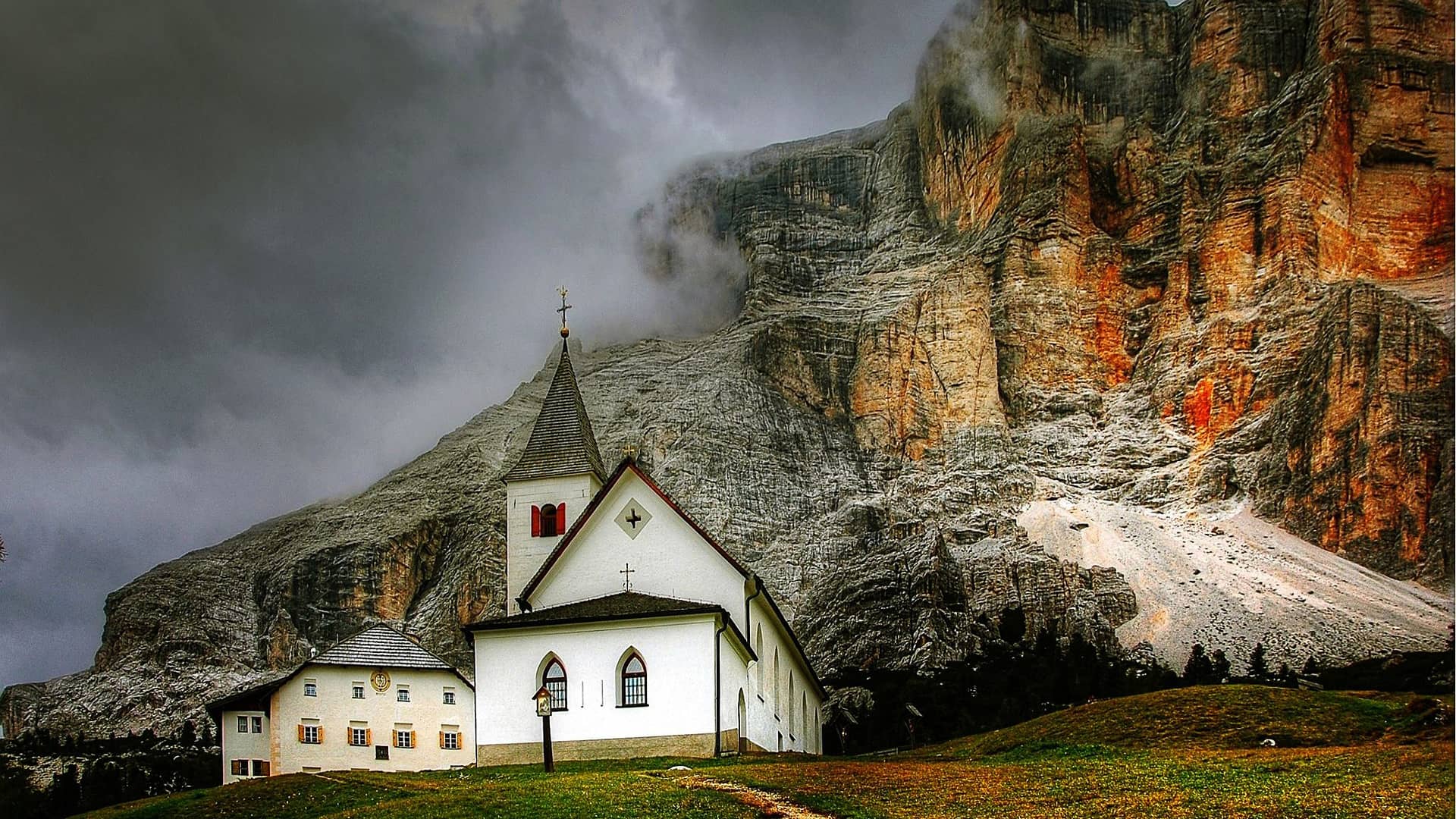 dolomites alta badia nature  