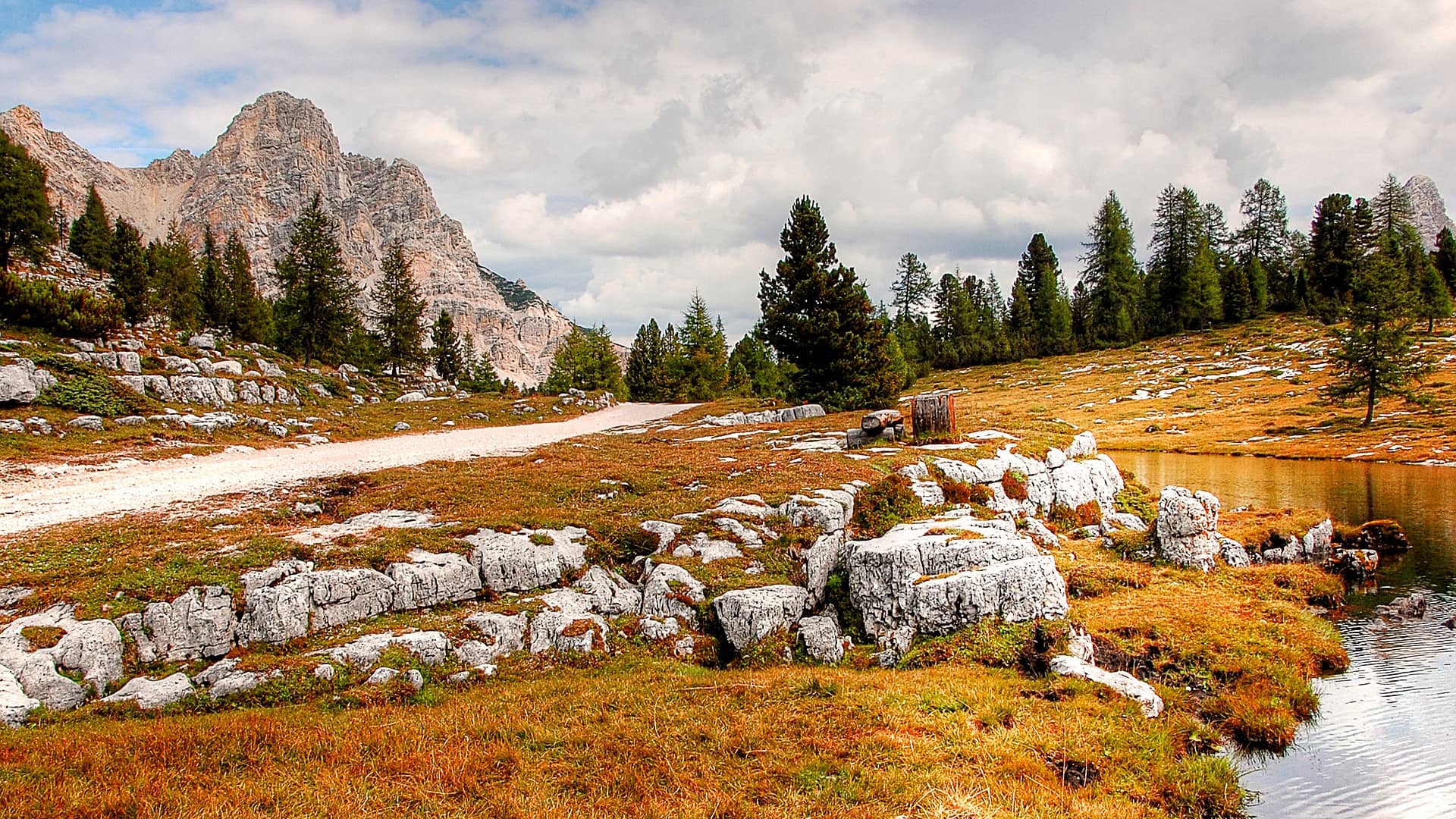 dolomites fanes landscape mountains  