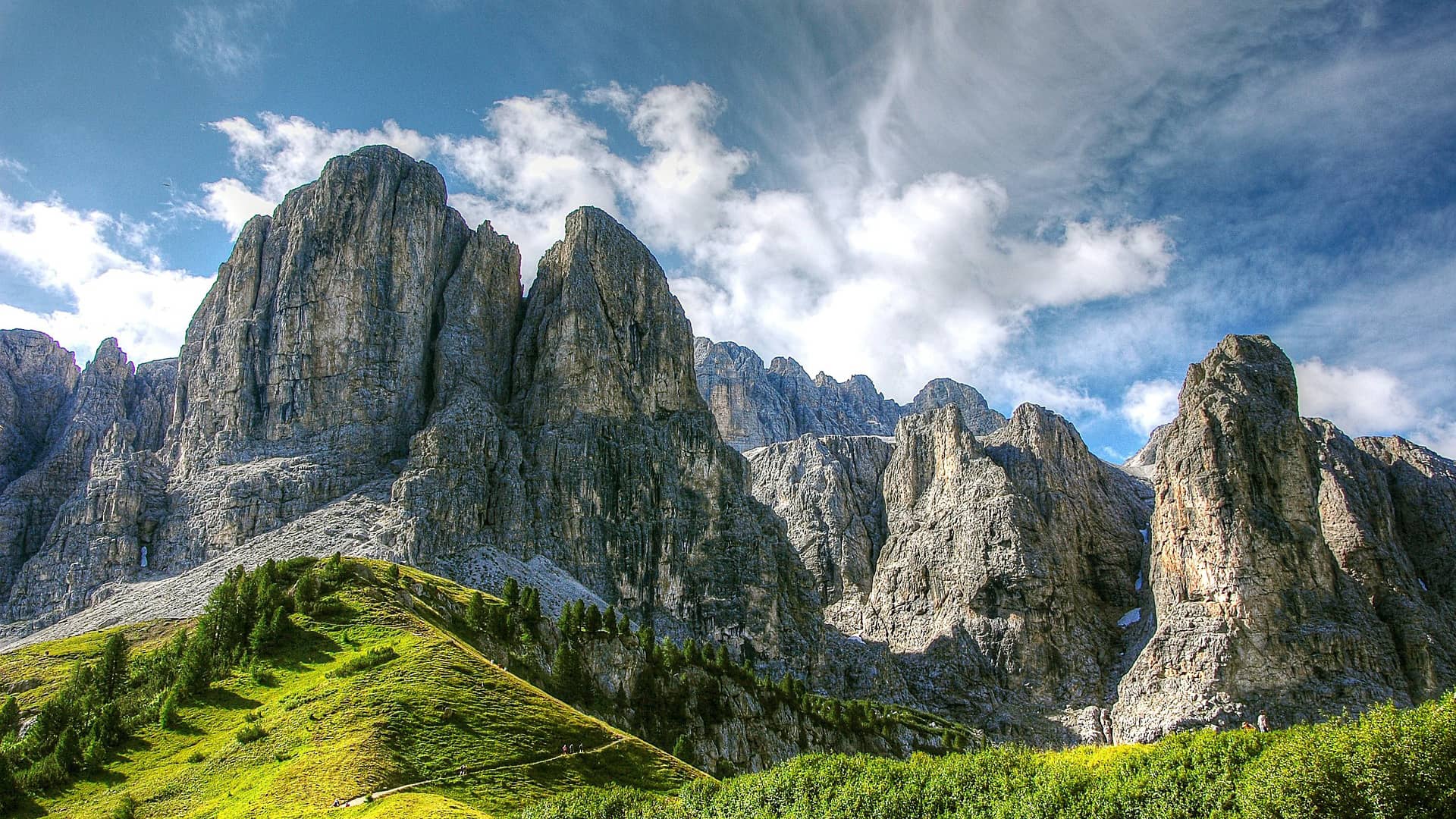 dolomites mountains italy  