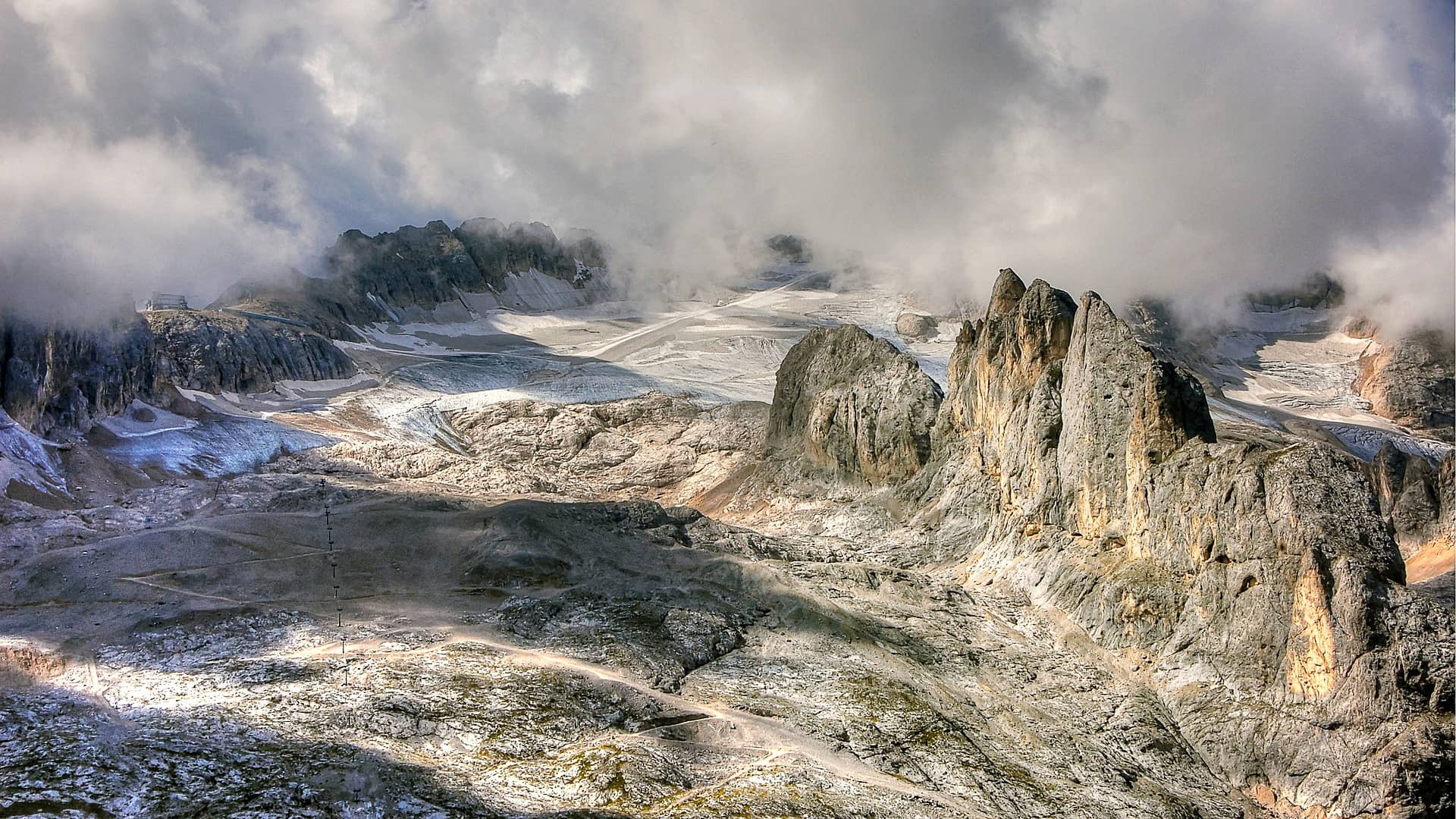 marmolada dolomites italy alpine  