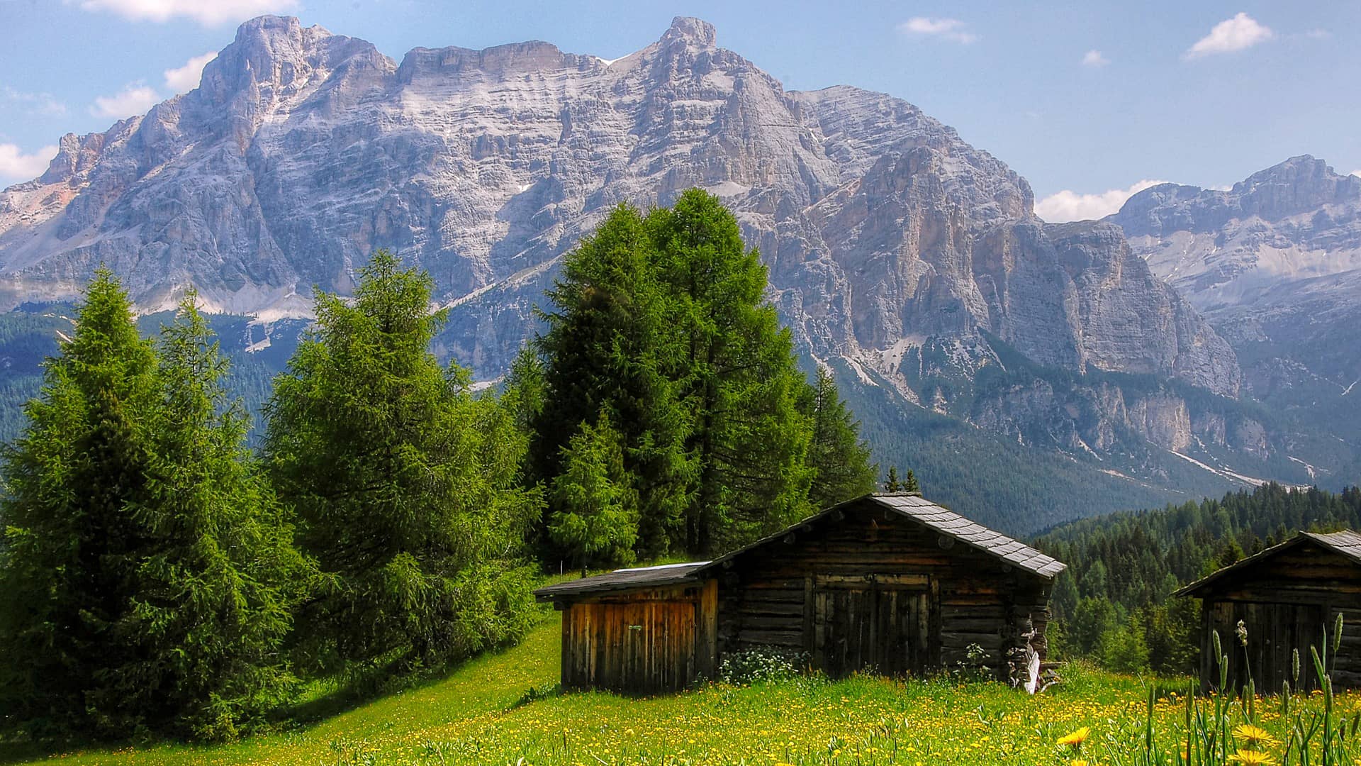 mountains dolomites italy  