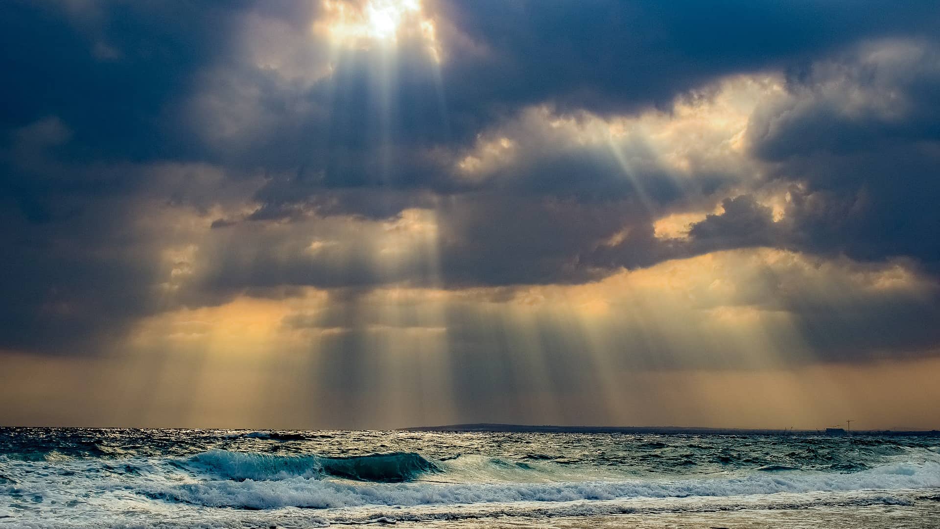 sea beach waves horizon coast  