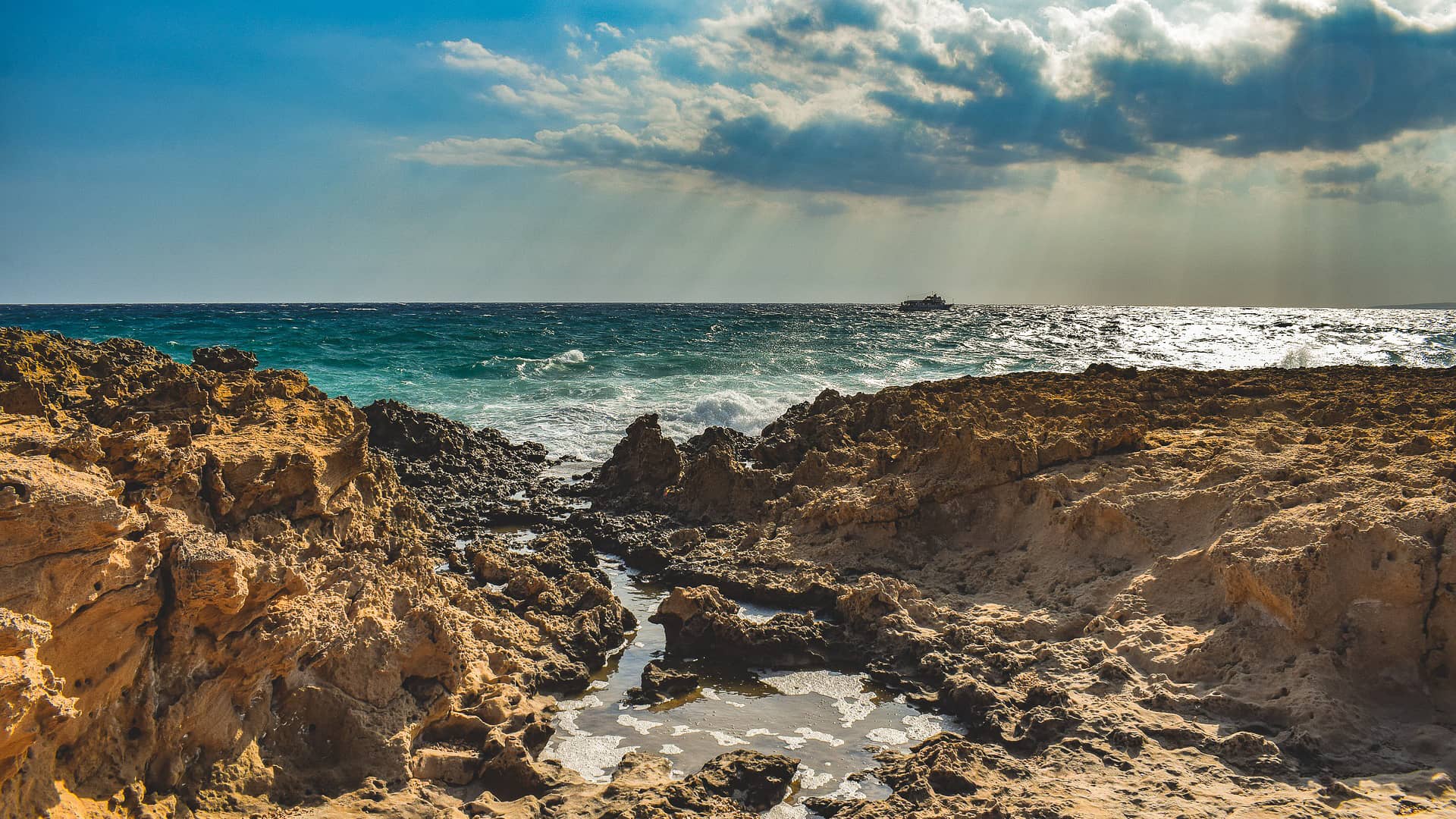 sea beach waves horizon coast  