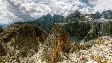 cir dolomites alm nature rock  