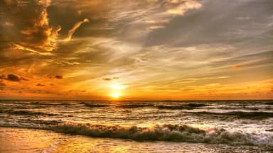 denmark north sea clouds beach sea  