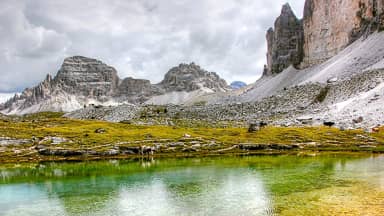 paternkofel dolomites mountains  