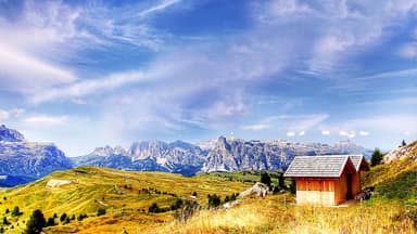 pralongia dolomites alm nature  